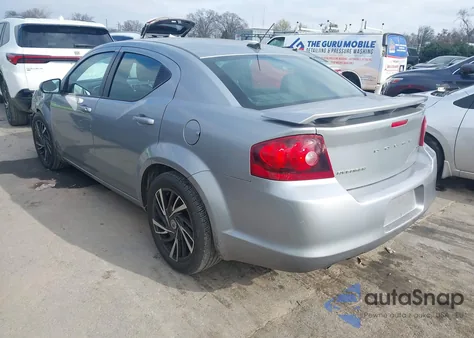 2014 Dodge Avenger Sxt from USA, damaged, VIN 1C3CDZCG3EN181348